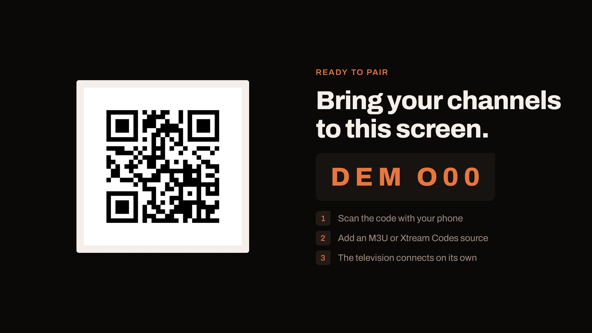 FlowStream pairing with an inactive demo code